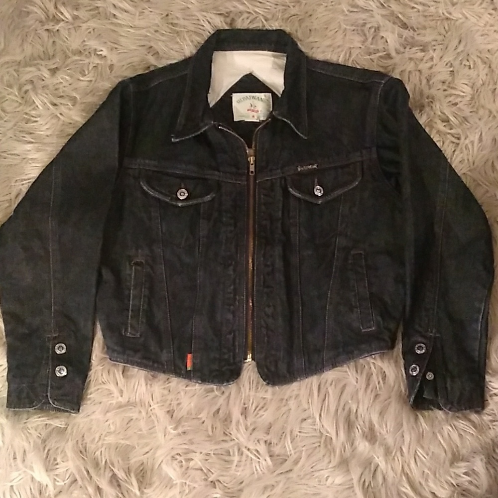 90s Denim Bomber Jacket